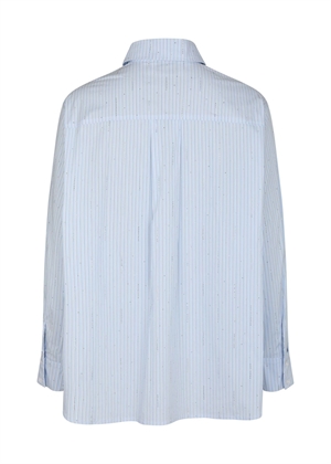 Dalma pattern stone skjorte Light Blue Stripe Neo Noir 